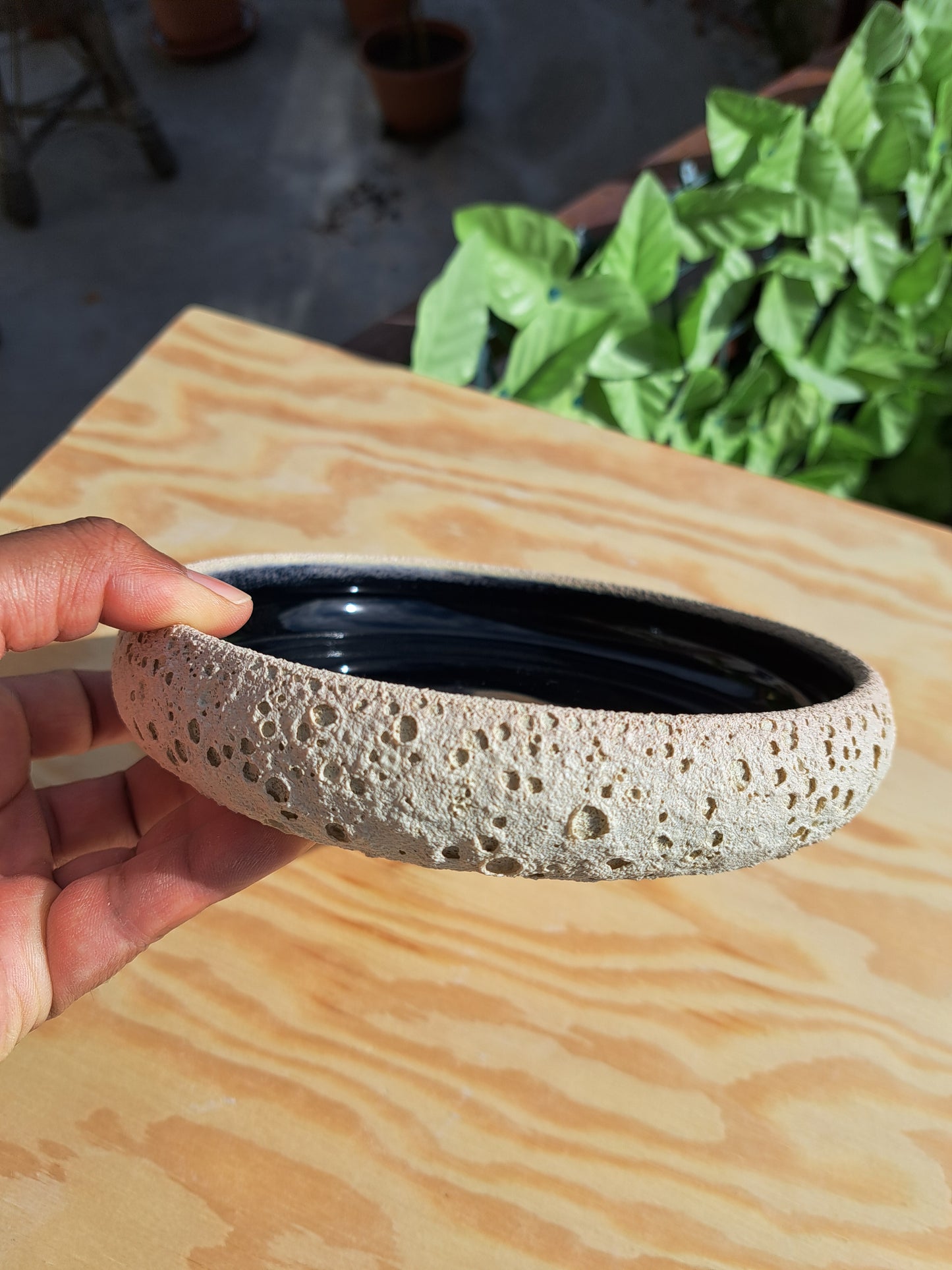 Moon bowl black